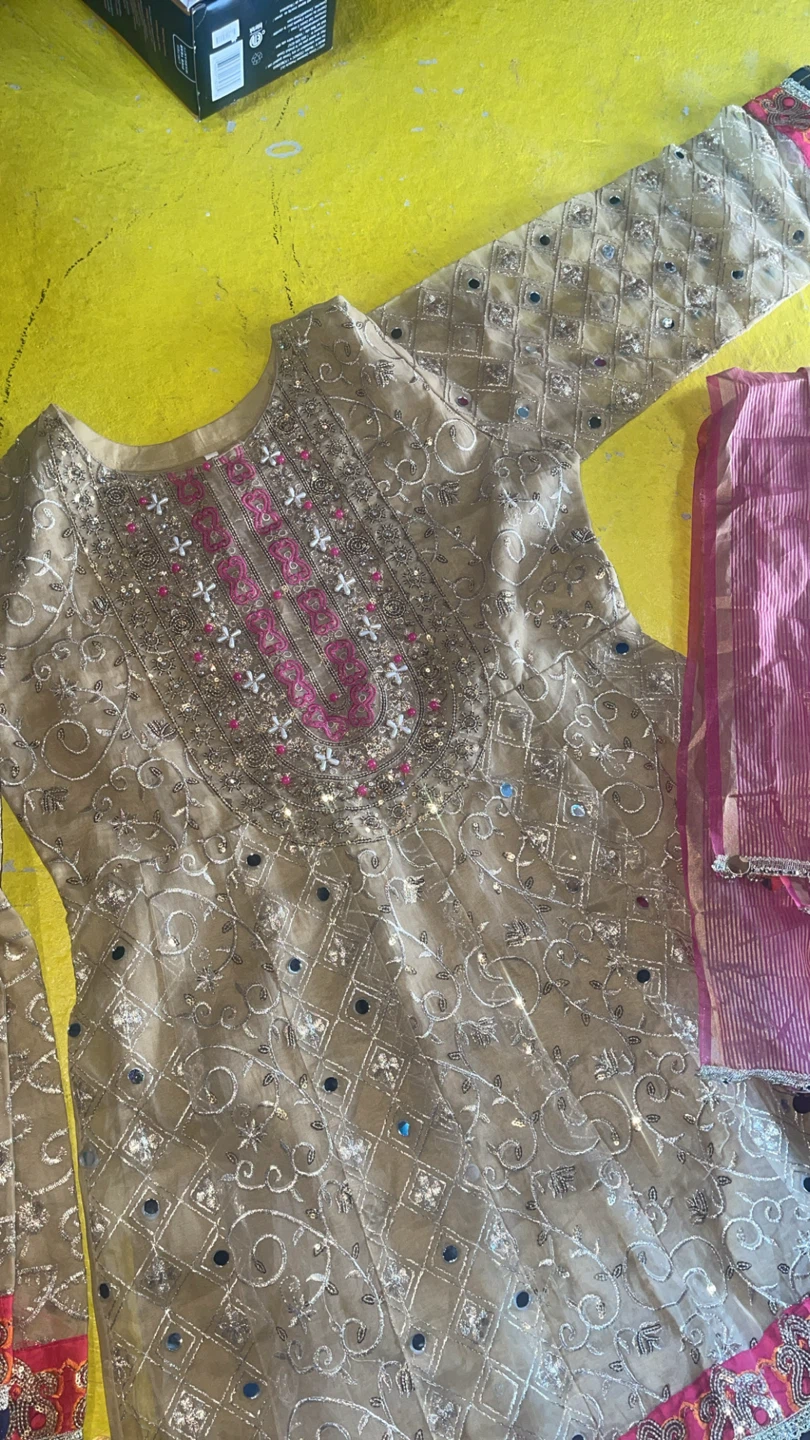 Embellished Kurti and Dupatta Set