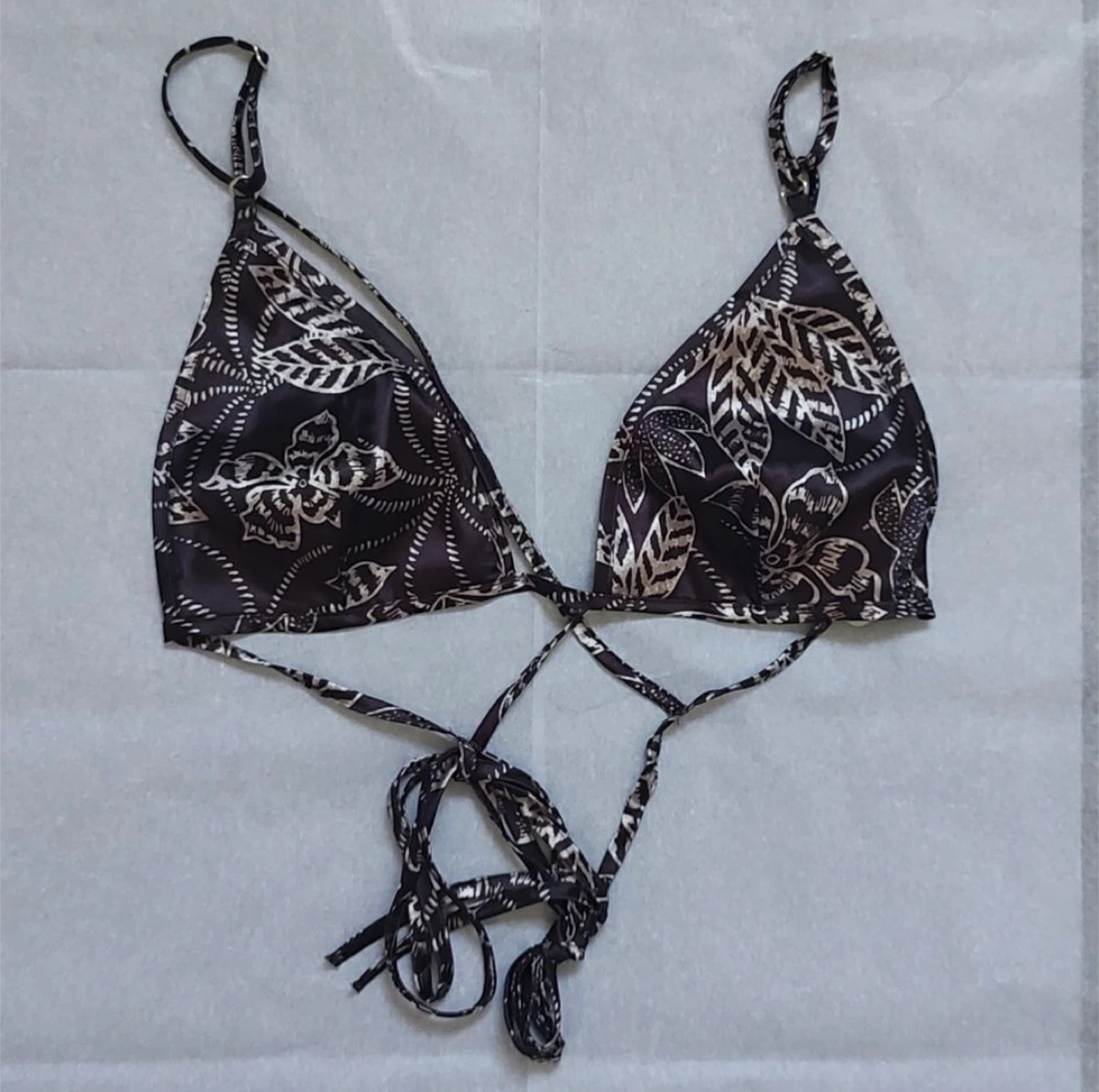 BNWT La SENZA Satin Triangle Bralette - photo 2