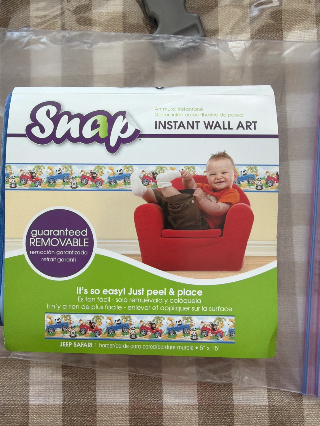 Snap Instant Wall Art - Jeep Safari Border brand new