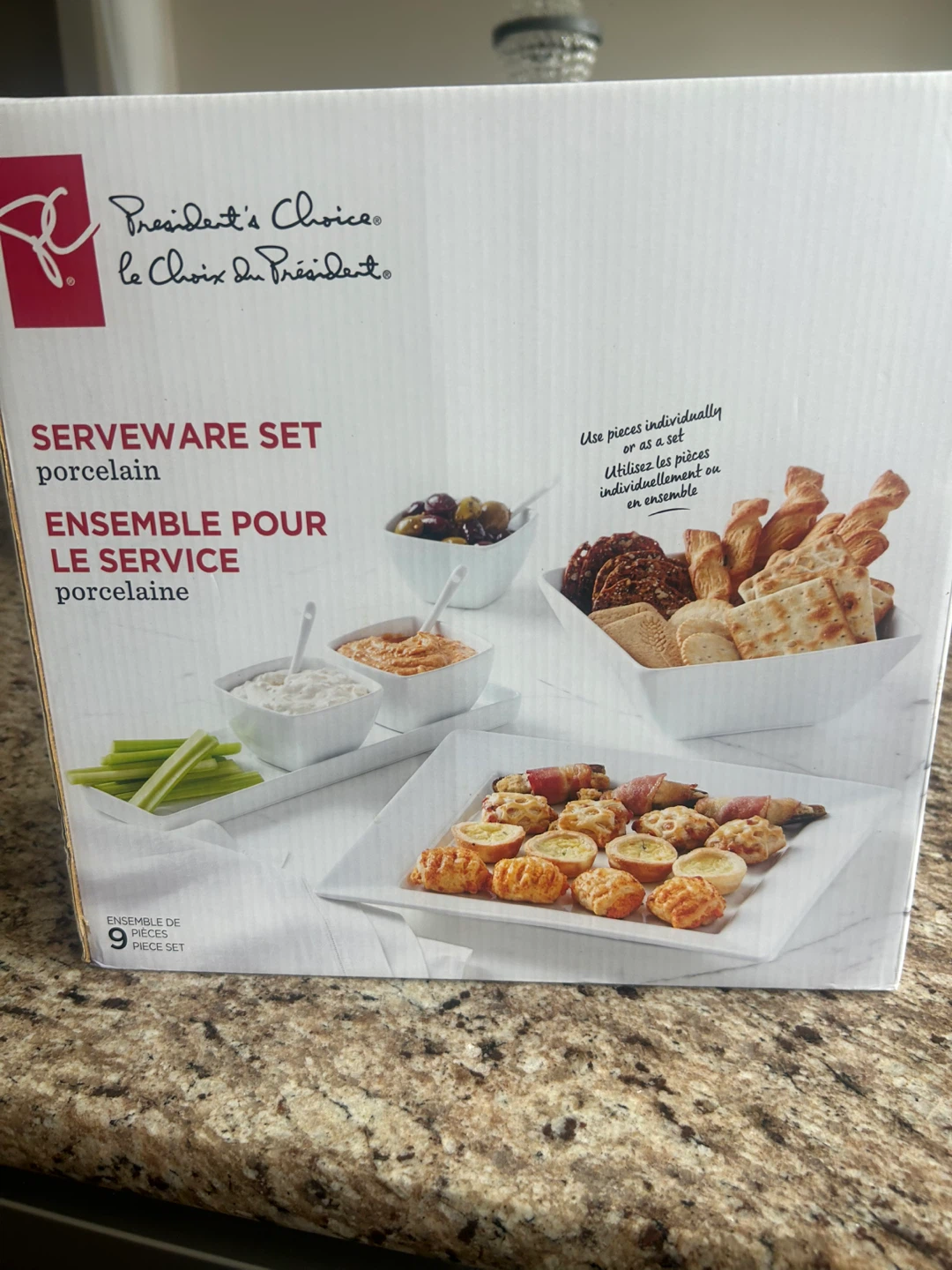 President's Choice 9-Piece Porcelain Serveware Set