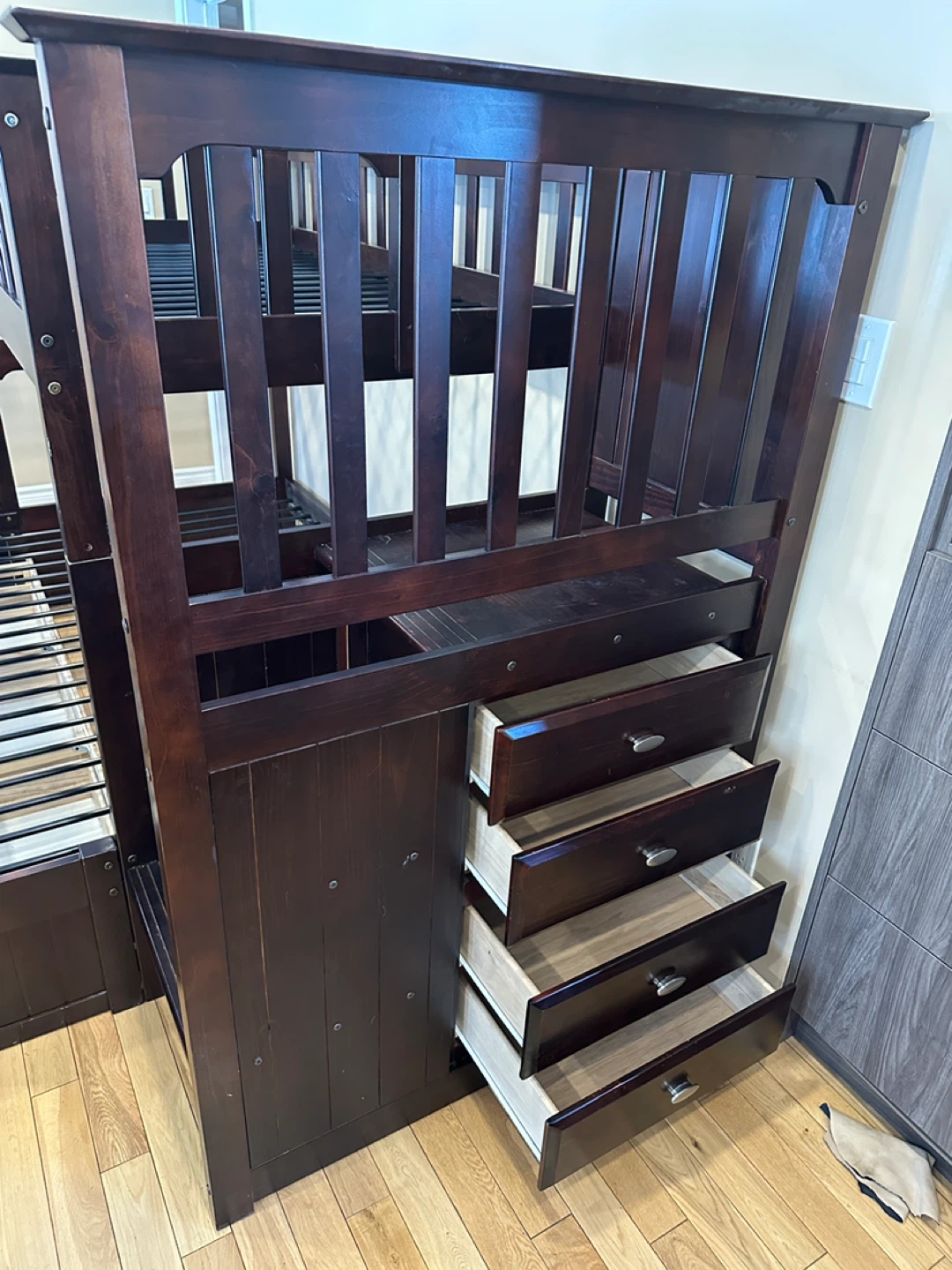 Twin Over Full Staircase Bunk Bed Drawers (CAN DELIVER) - photo 5