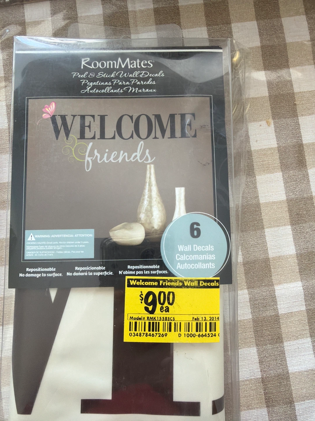 RoomMates Welcome Friends Wall Decals