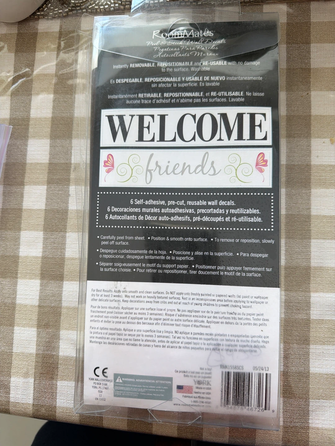 RoomMates Welcome Friends Wall Decals - photo 2