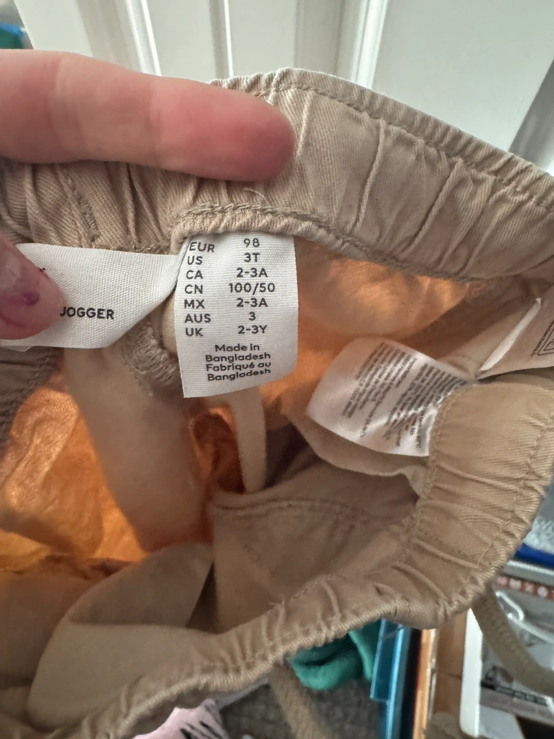 H&M Jogger Pants - Beige - photo 3
