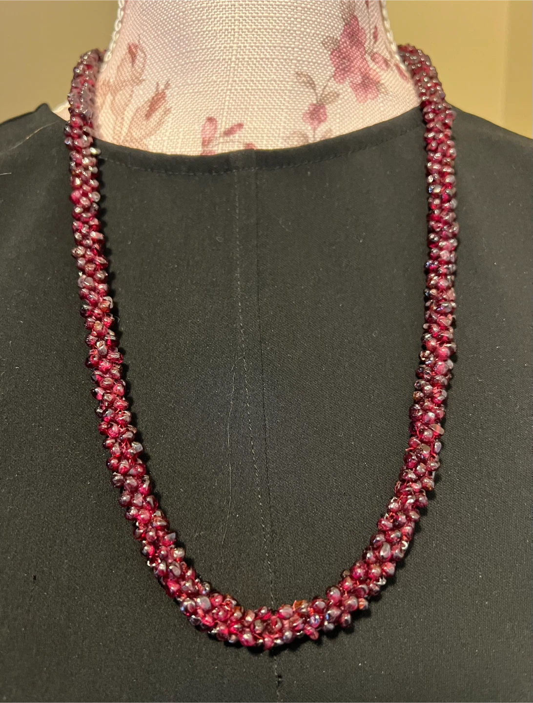 Vintage Garnet Necklace