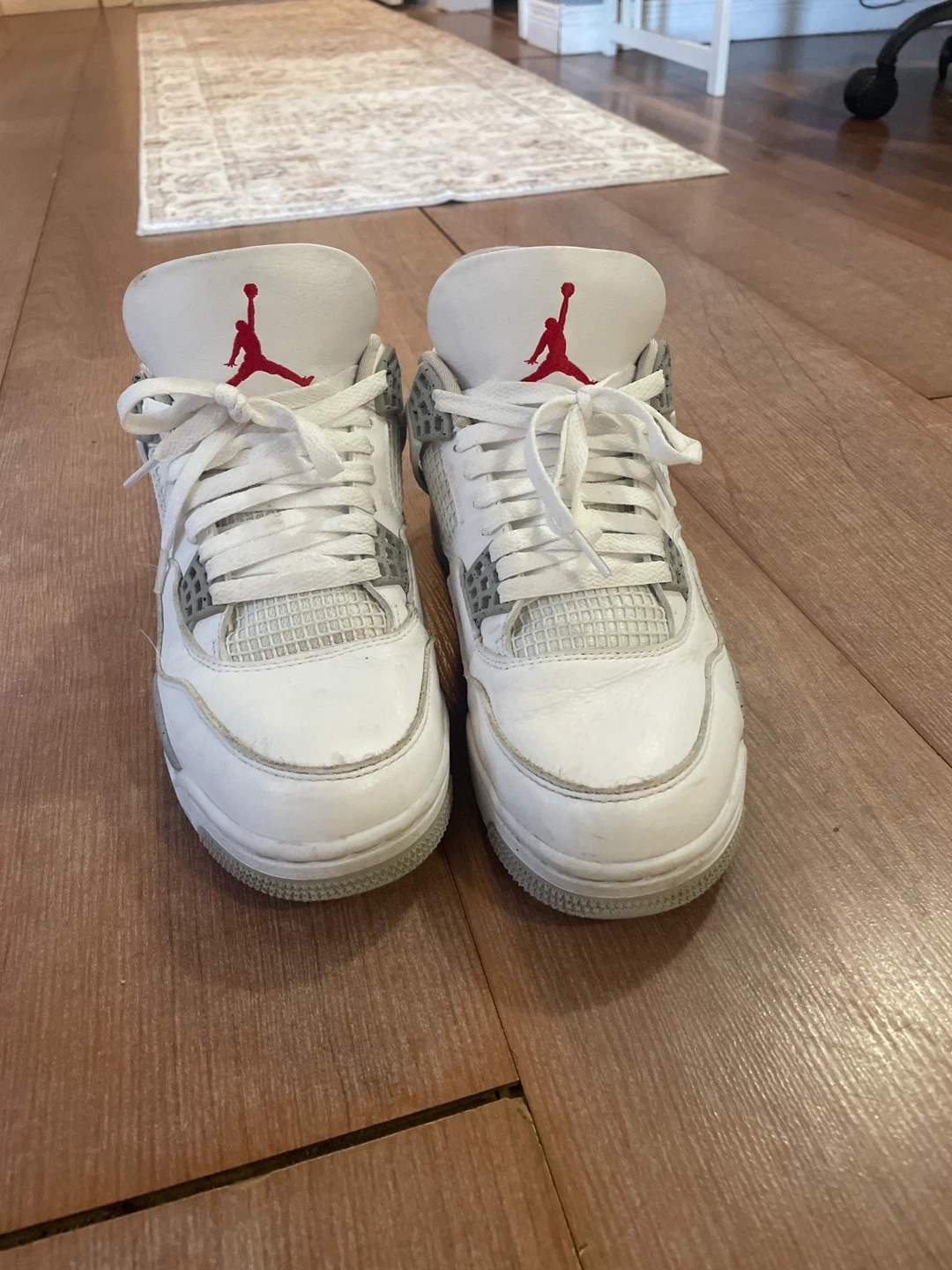 Jordan 4 Retro White Oreo - photo 2