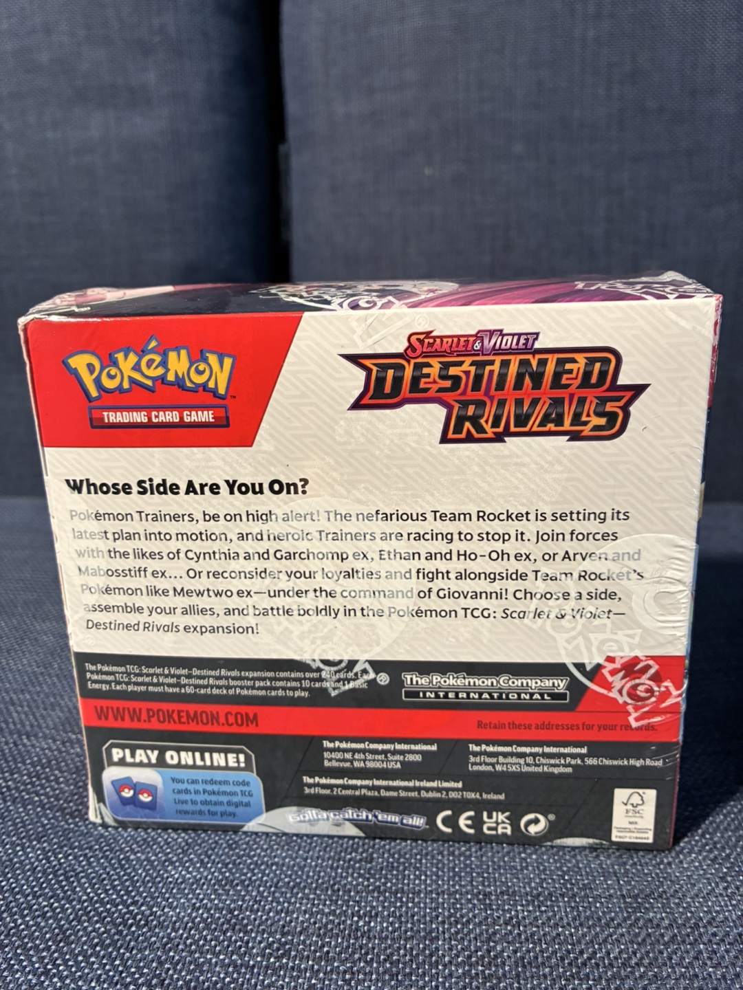 Pokemon TCG Destined Rivals Booster Box SEALED - photo 4
