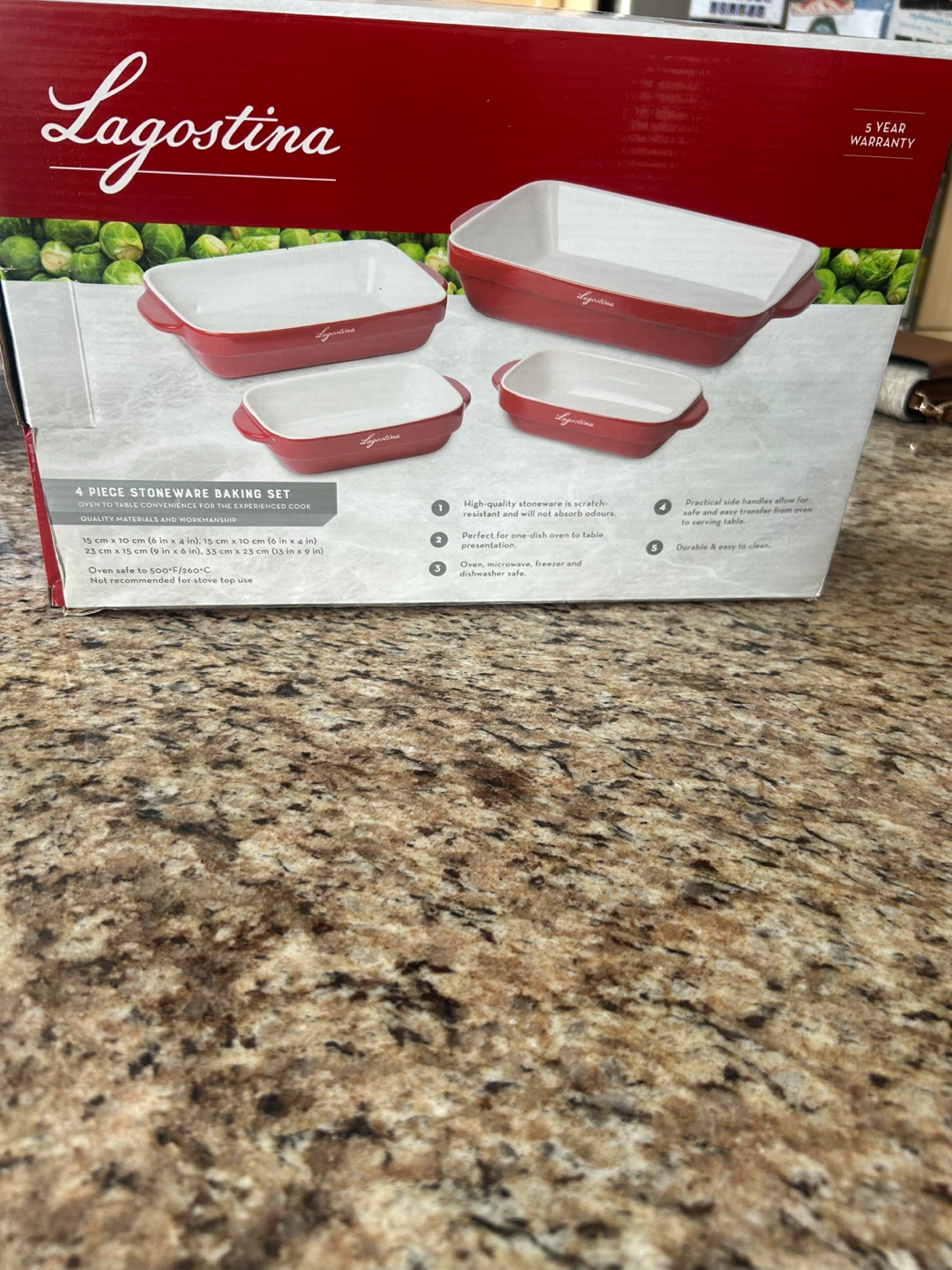 Lagostina 4 Piece Stoneware Baking Set - photo 2
