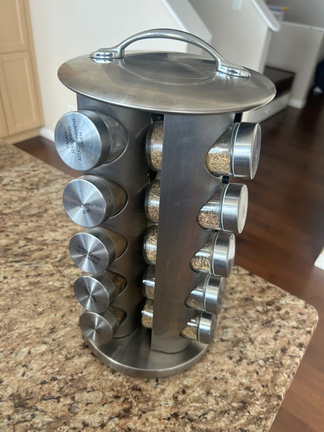 Rotating Spice Rack with 16 Jars - photo 2