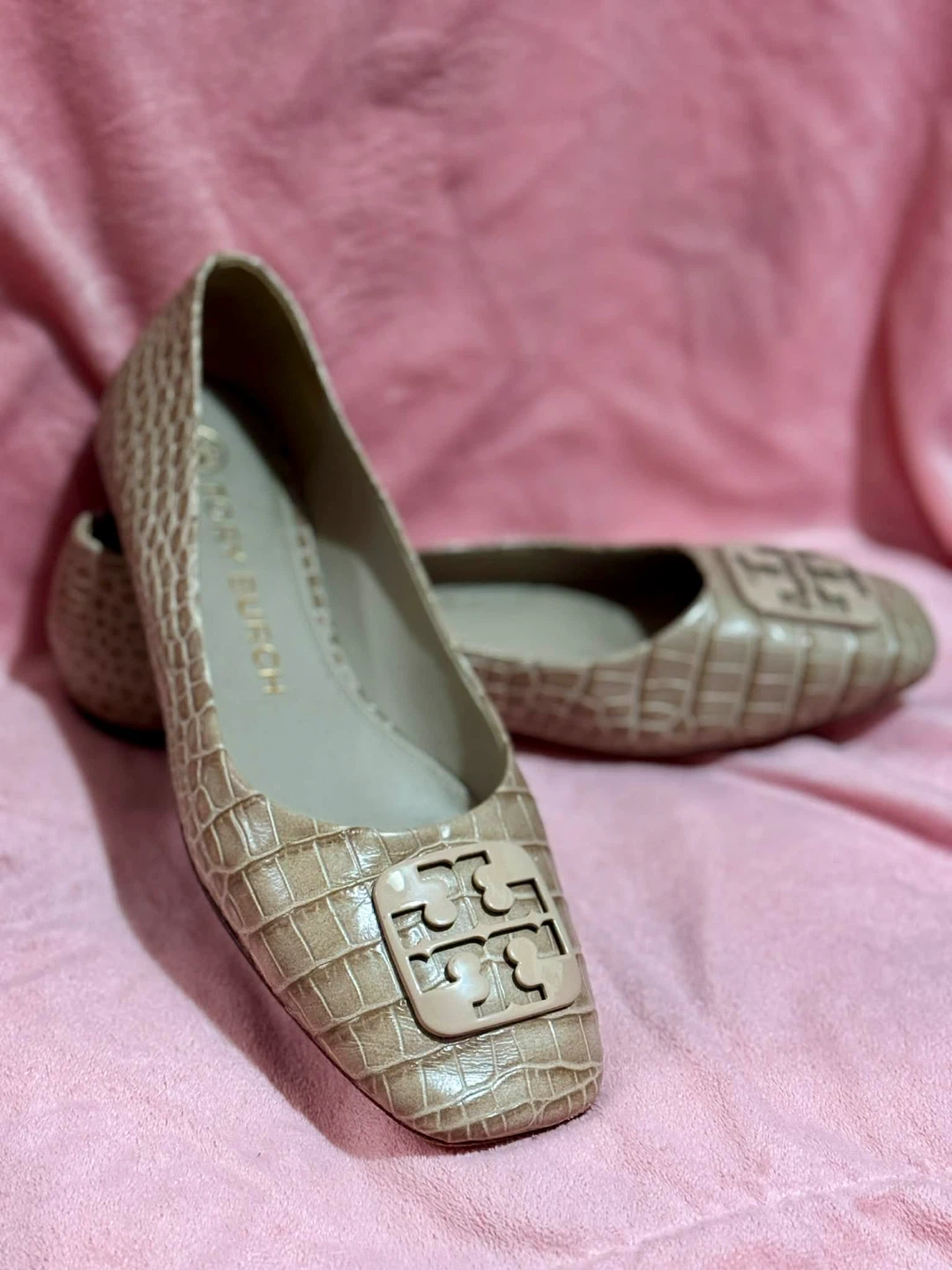Tory Burch Georgia Soft Croco Emboss ballet flats - photo 3