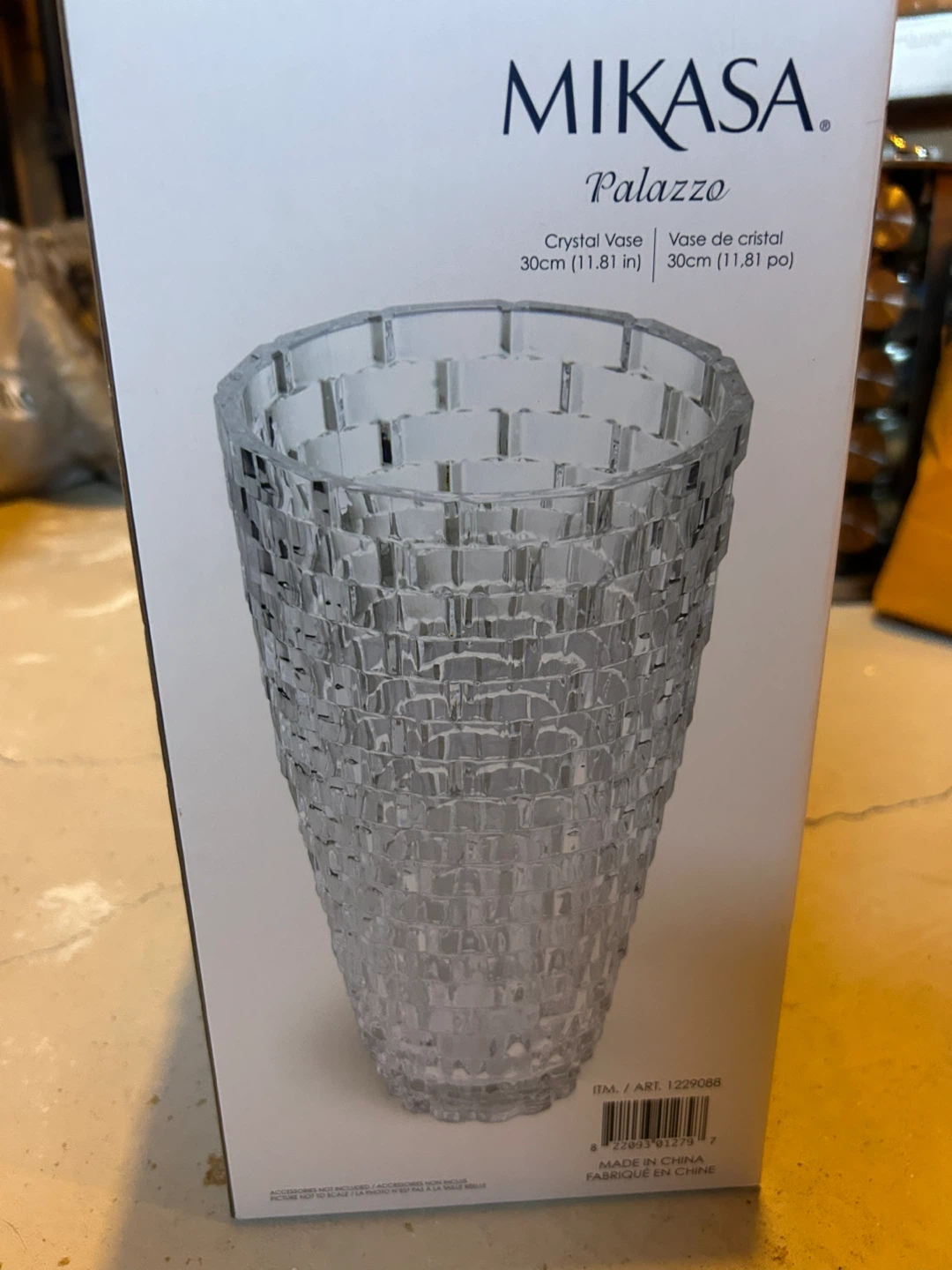 Mikasa Palazzo Crystal Vase 30cm - photo 2