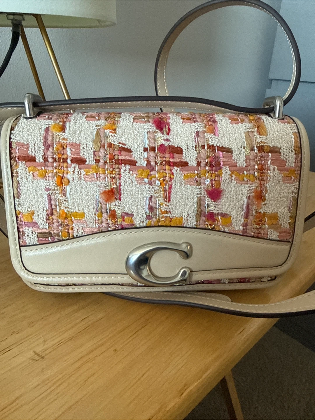 Coach Tabby Shoulder Bag - Tweed and Leather