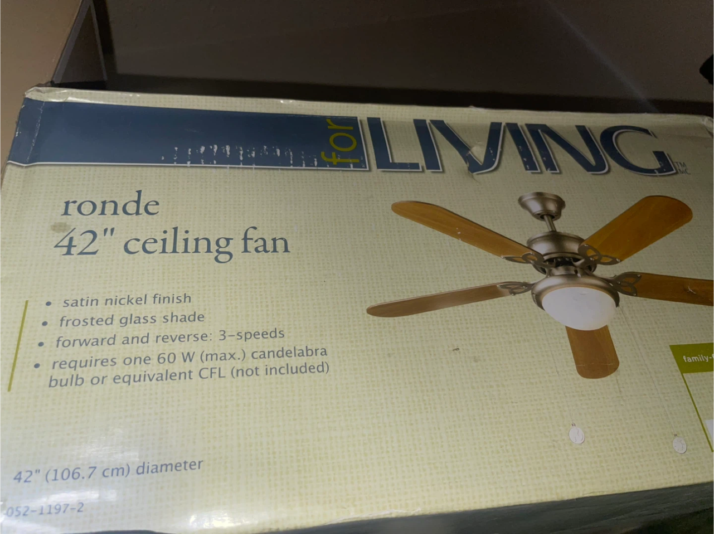 For Living Ronde 42" Ceiling Fan - photo 3