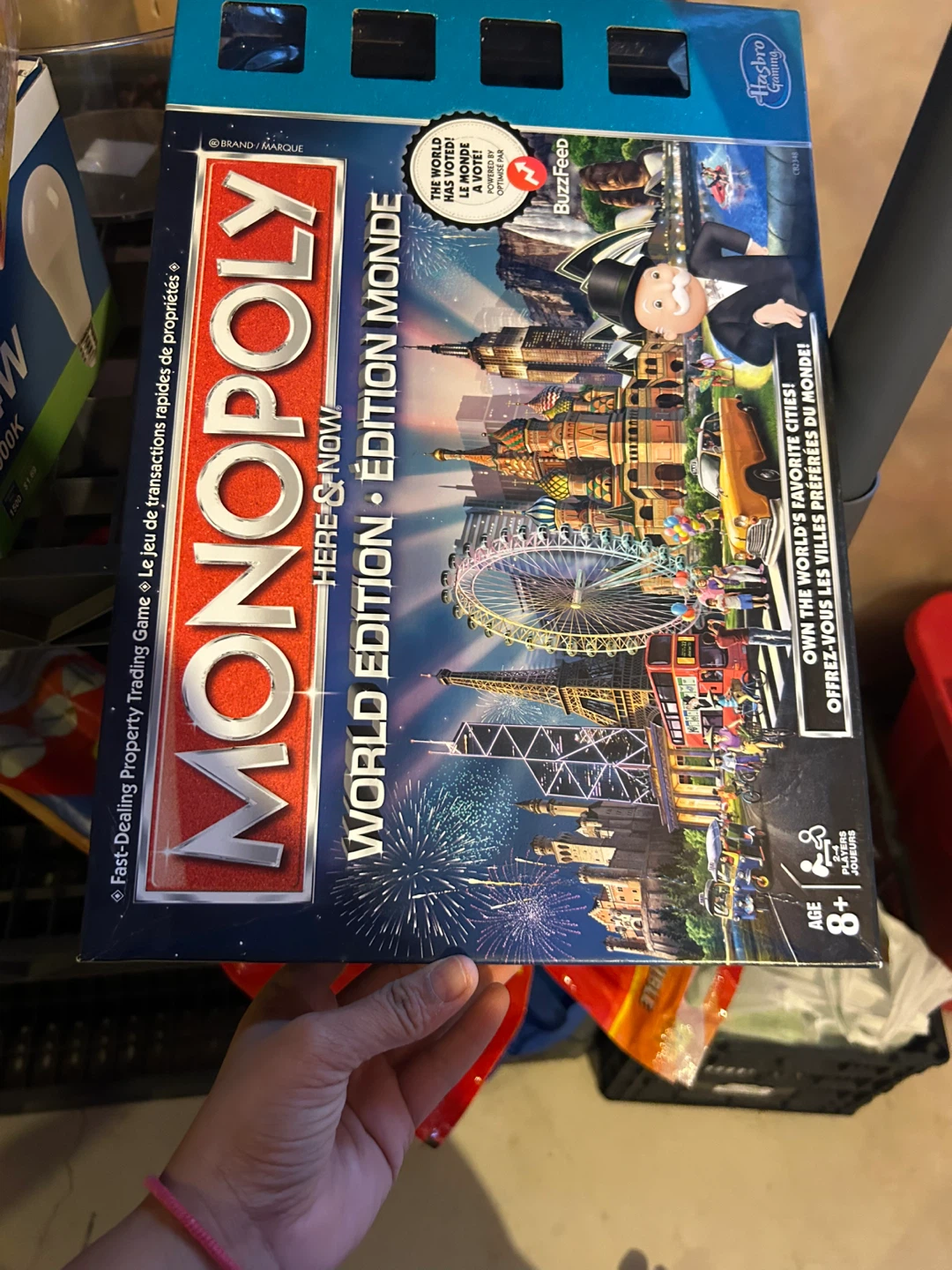 Monopoly Here & Now World Edition Board Game