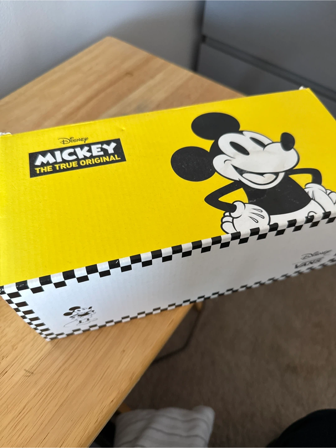 Vans Old Skool Disney Mickey Mouse White Shoes