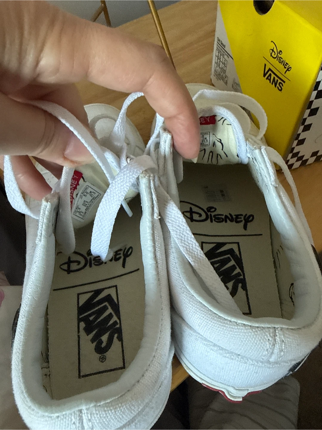 Vans Old Skool Disney Mickey Mouse White Shoes - photo 4