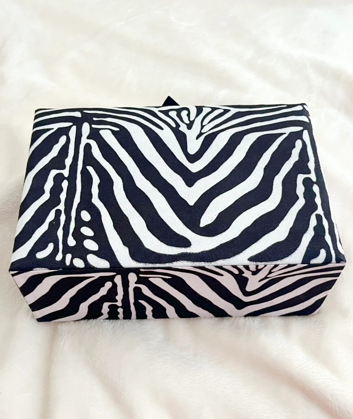 Zebra Print Decorative Storage Box - photo 4