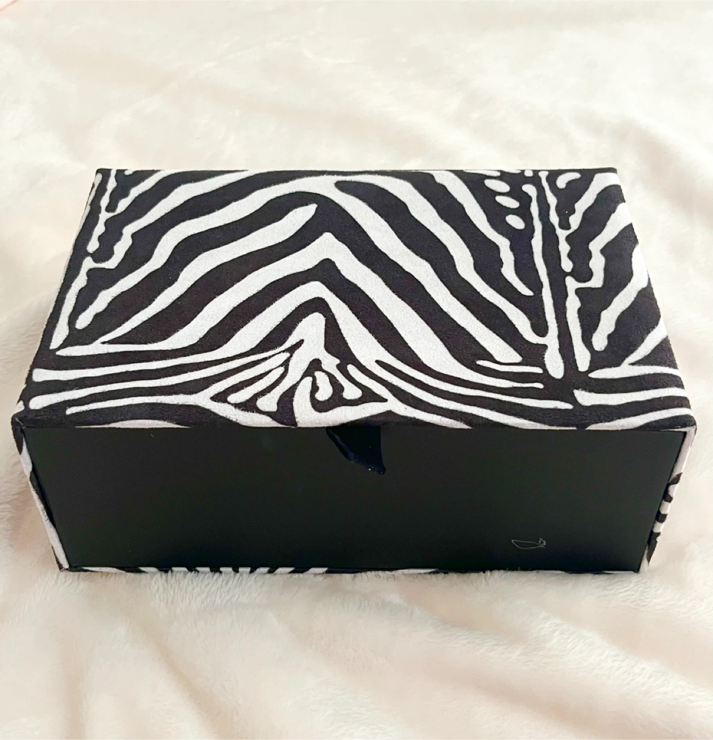 Zebra Print Decorative Storage Box - photo 5