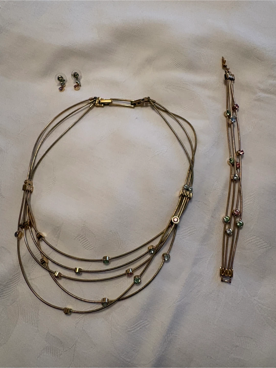 Fifth Avenue Collection Necklace/bracelet and Earring Set