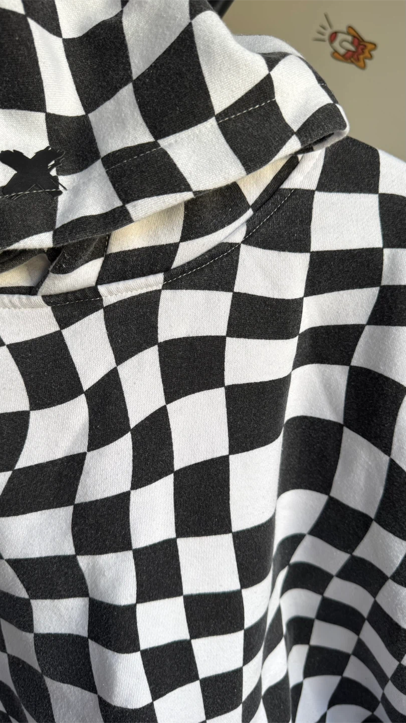 Checkerboard Hoodie - photo 2