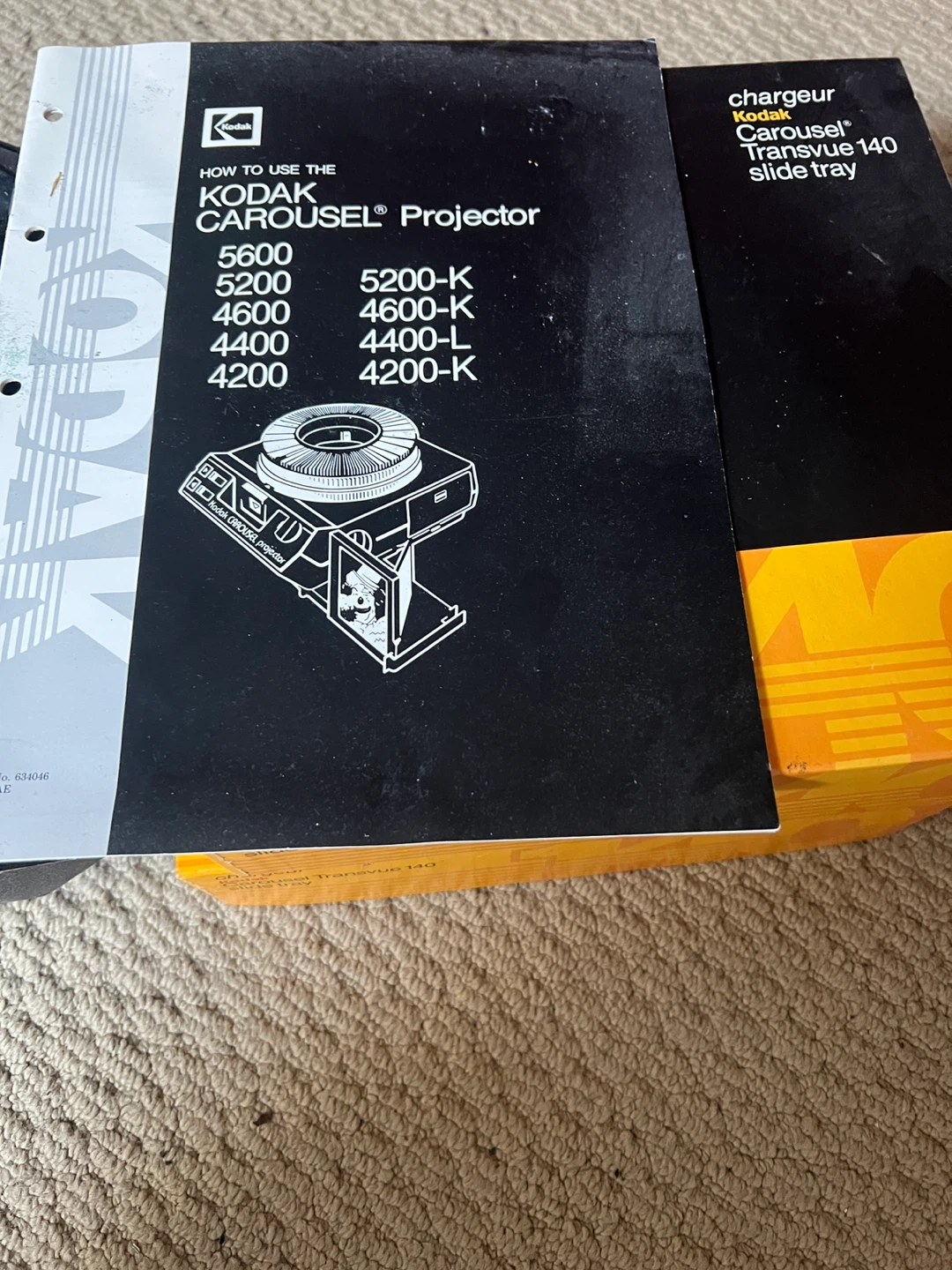 Kodak projector + 2 slide decks - photo 2