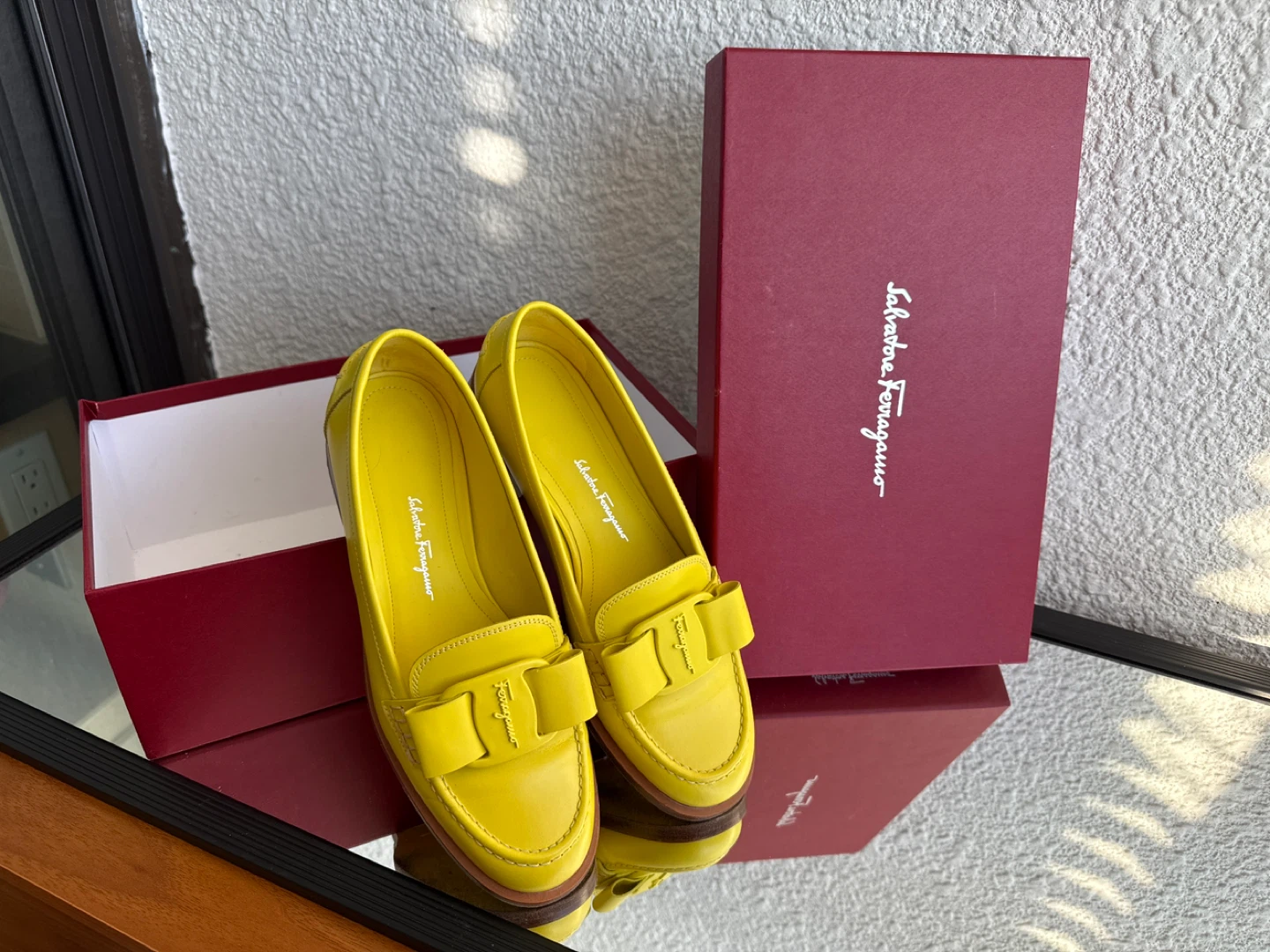 Salvatore Ferragamo Vivaldo Loafers - Yellow