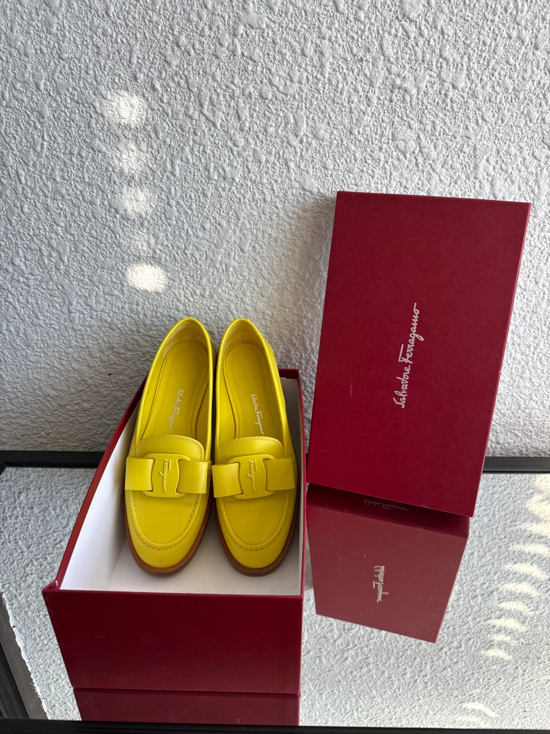 Salvatore Ferragamo Vivaldo Loafers - Yellow - photo 2