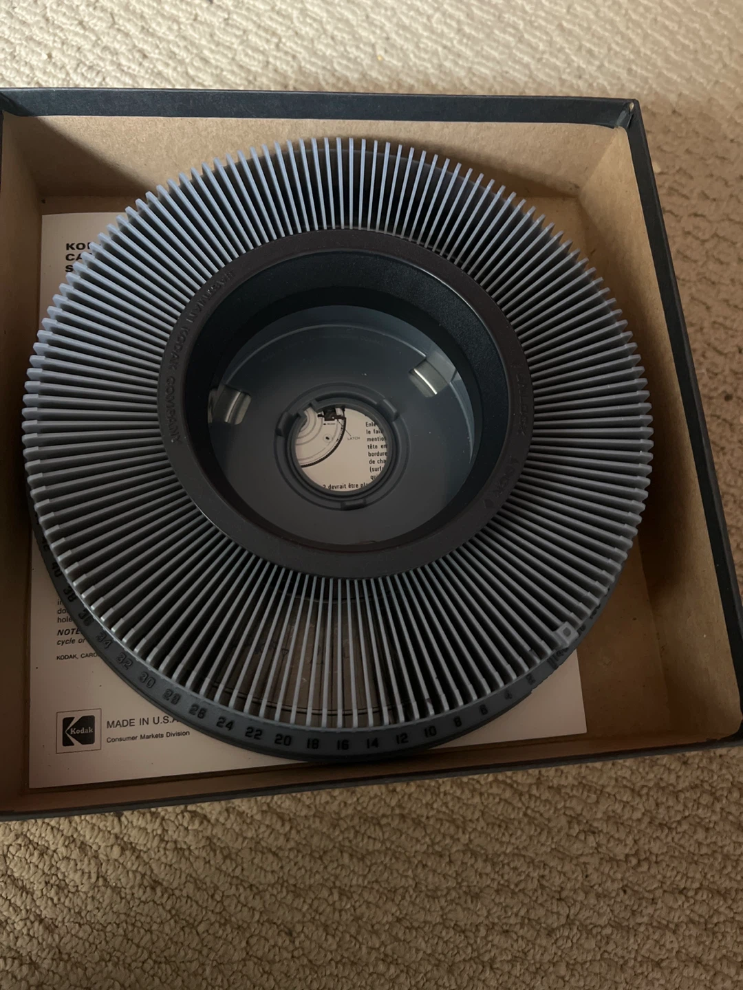 Kodak projector + 2 slide decks - photo 3