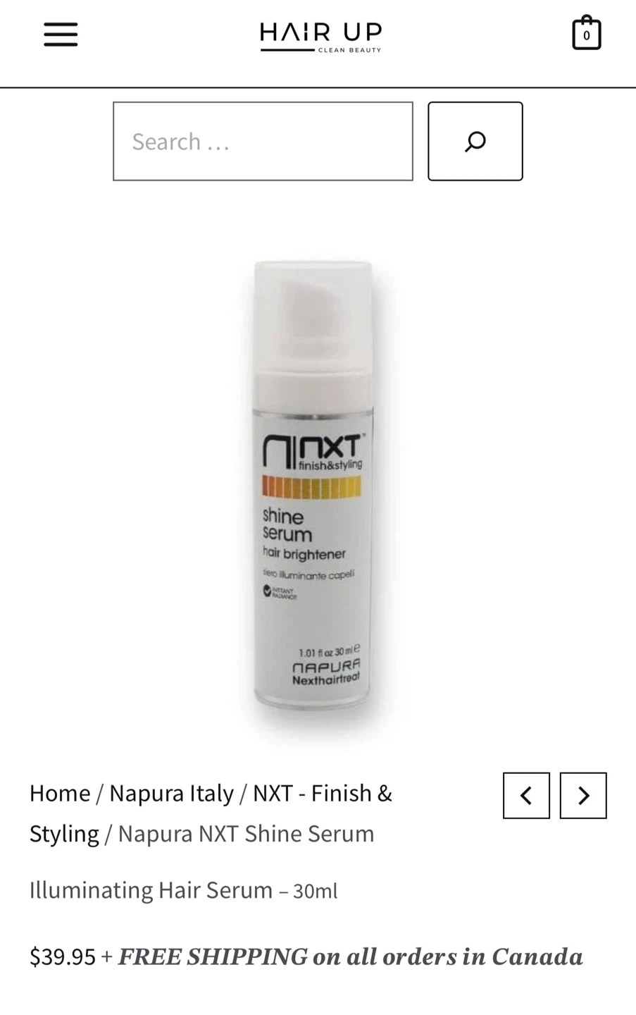 Napura NXT Shine Serum Hair Brightener - 30ml - photo 3