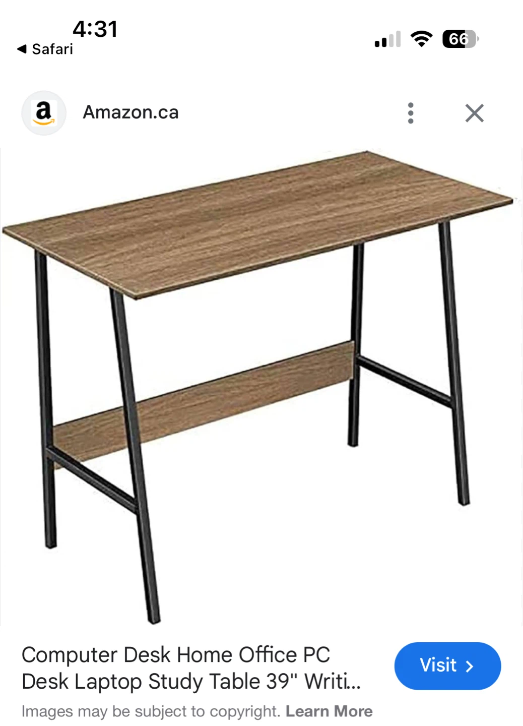 40“ Computer Desk Home Office PC Laptop Study Table