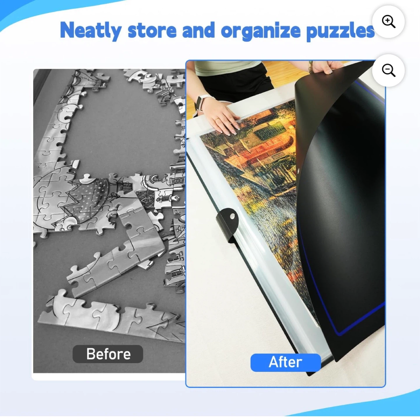 Extra Large Puzzle Storage Folder – Holds 20 Puzzles – Perfect - photo 3