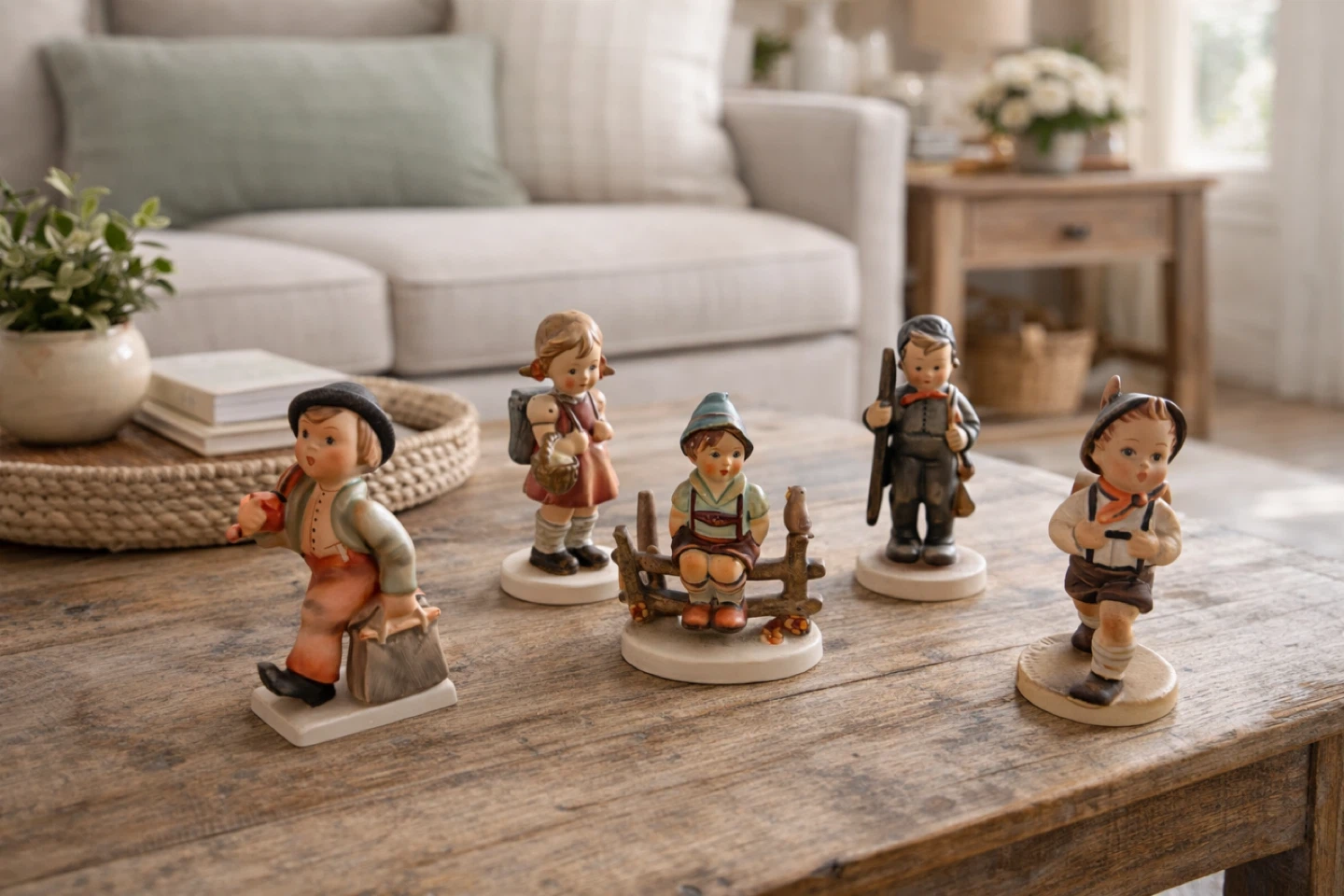 Set of 5 Hummel Figurines