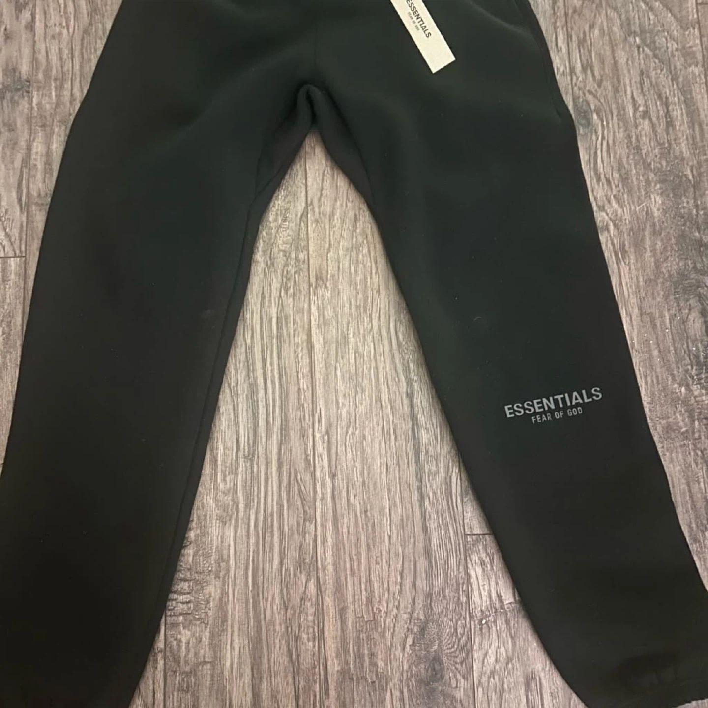 ESSENTIALS Fear of God Black Sweatpants
