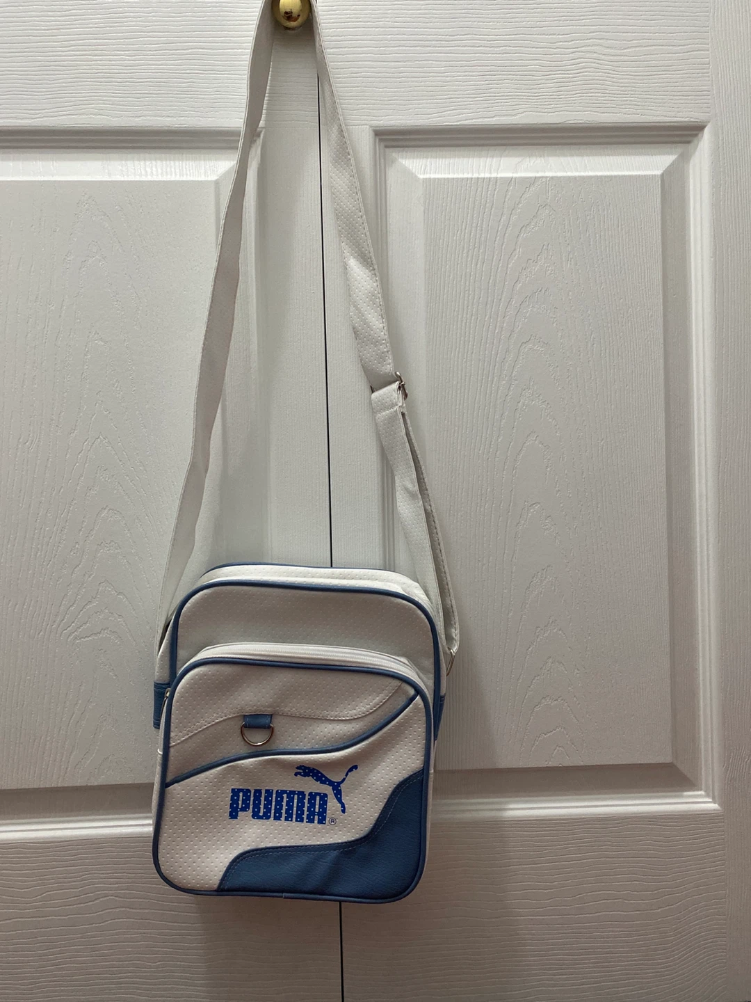 Puma Messenger Bag White Blue