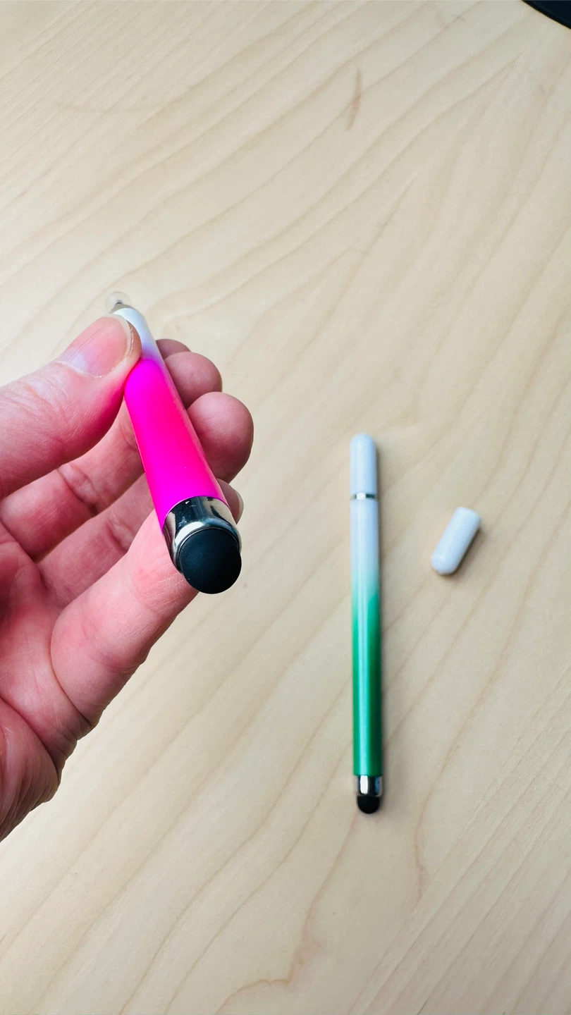 🧡 2-in-1 Stylus Pen for Tablets and Phones - photo 3