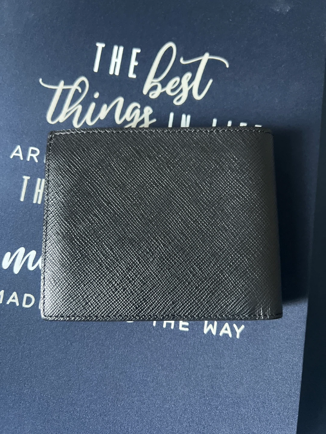Montblanc Sartorial 6cc Bi-fold Wallet - Black - photo 4