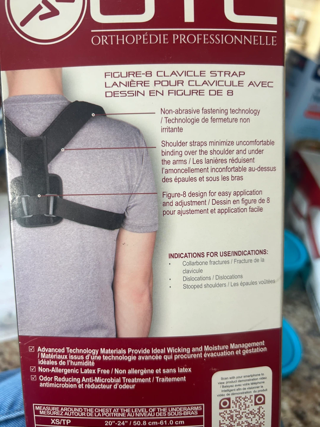 OTC Figure-8 Clavicle Strap Brace - photo 2