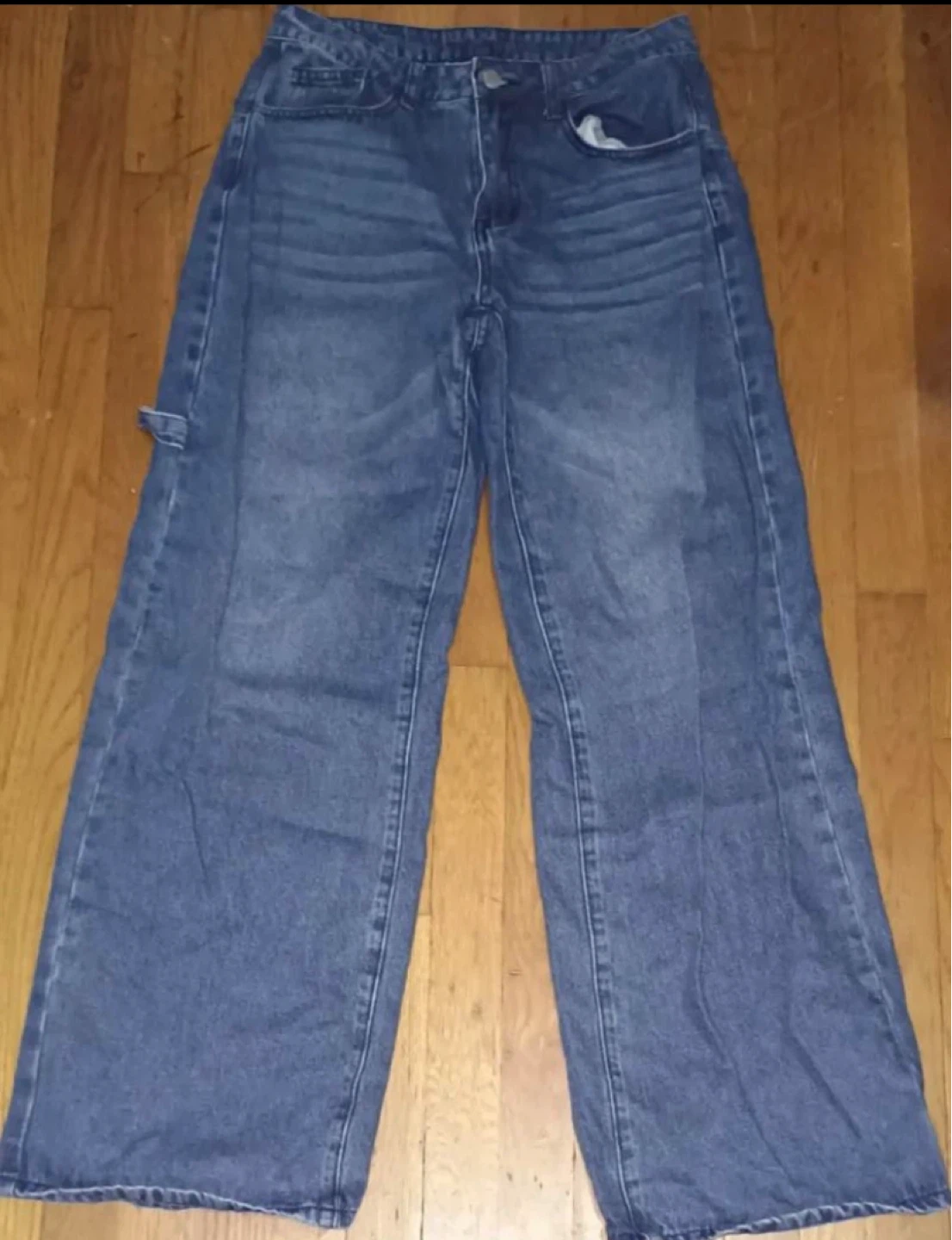 Wide Leg Baggy Jeans Pants