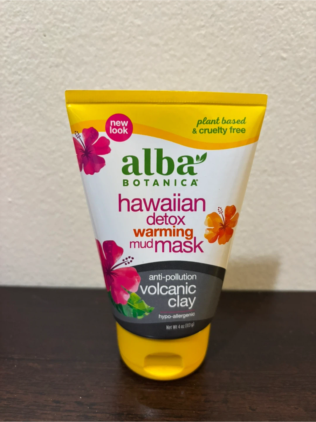 NEW Alba Botanica Hawaiian Detox Warming Mud Mask - 4 oz