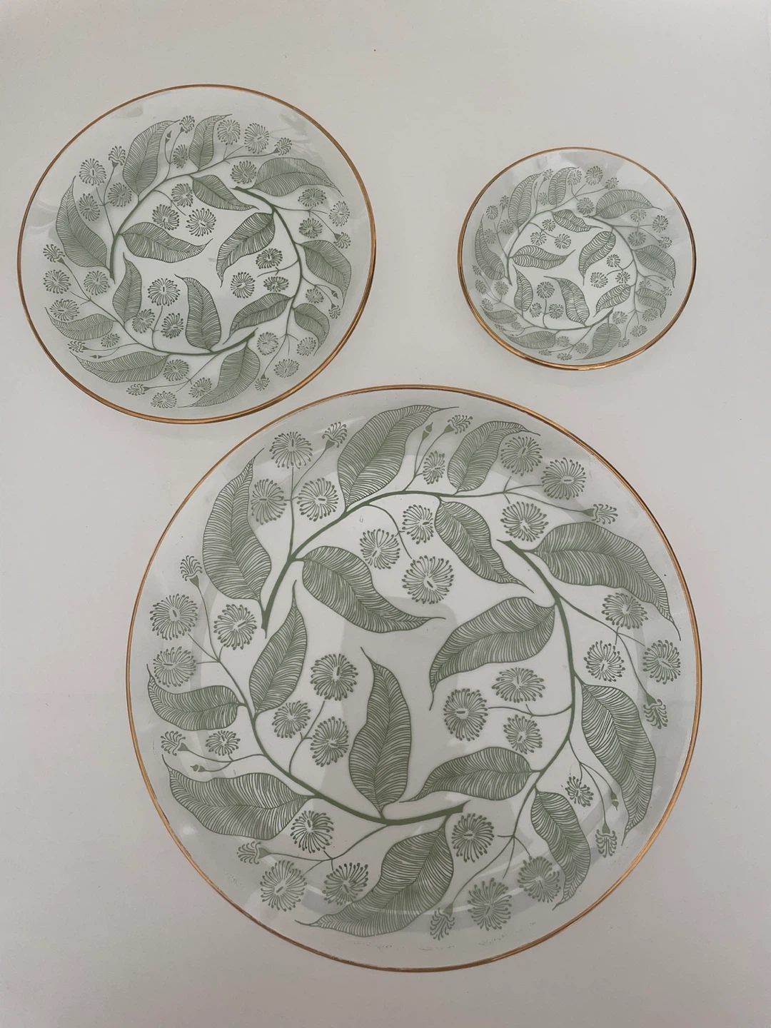 Vintage Serving Set of 13 plates