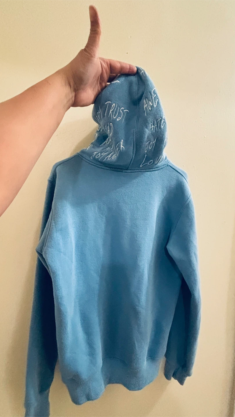 🧡 Blue 'Emotion' Graphic Zip-Up Hoodie - photo 3