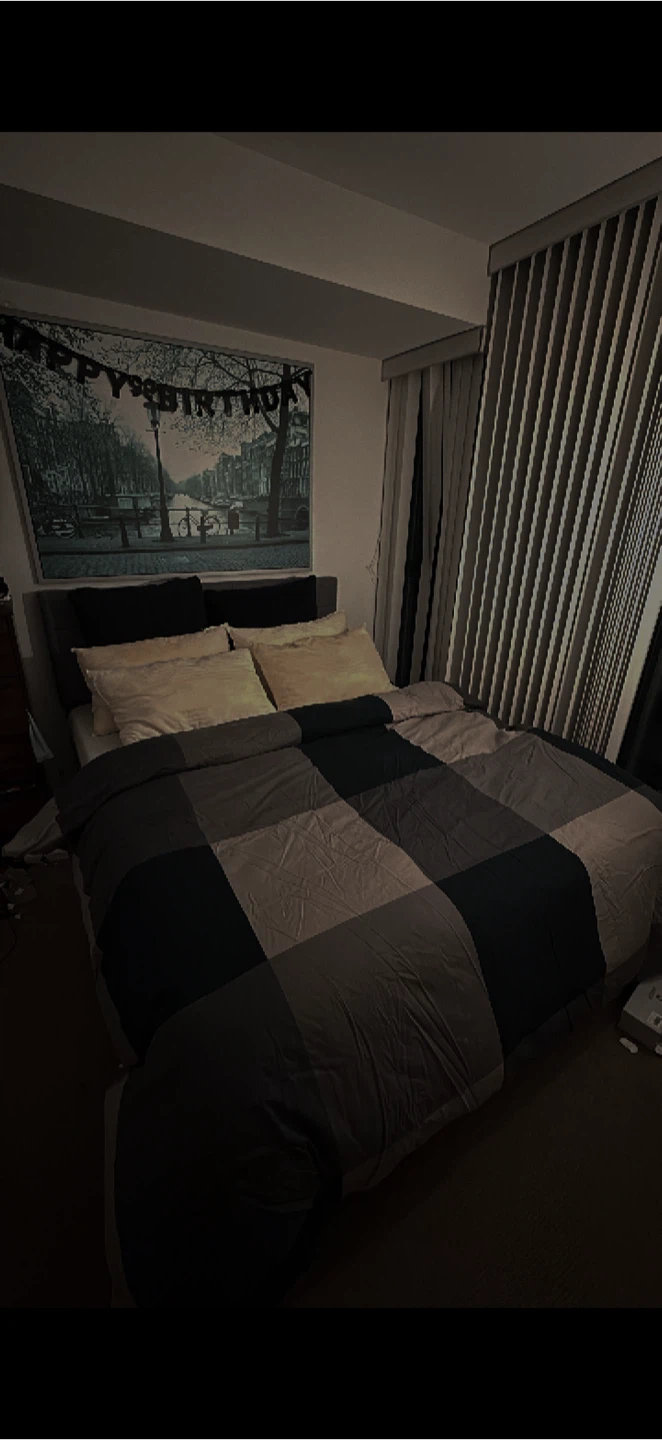 Grey Upholstered Queen Bed Frame with Headboard - photo 3