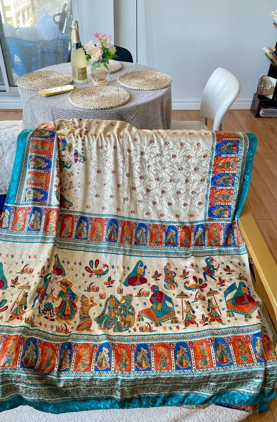Maharashtrian Saree with Intricate Border