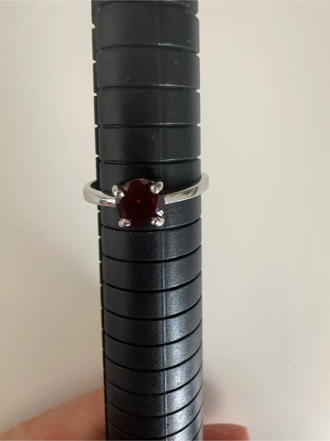 Sterling Silver Garnet Ring - photo 5
