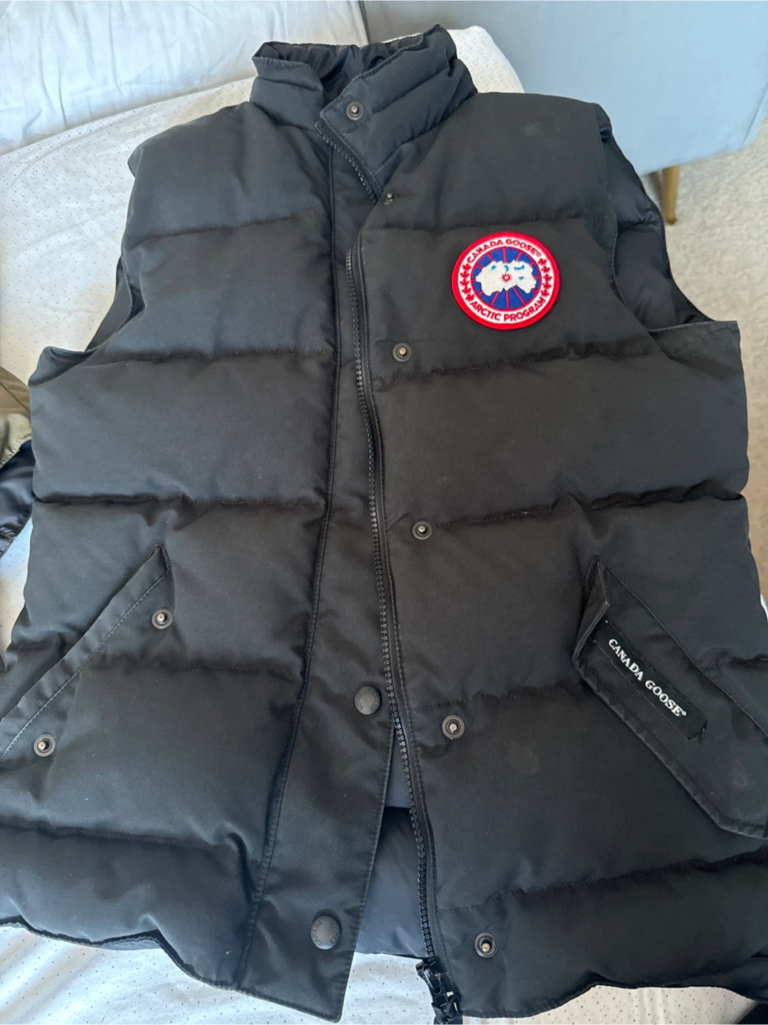 Canada Goose Puffer Vest - Black - Size S/P