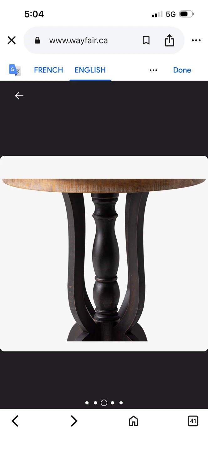 Brand New Martinis End Table - photo 3