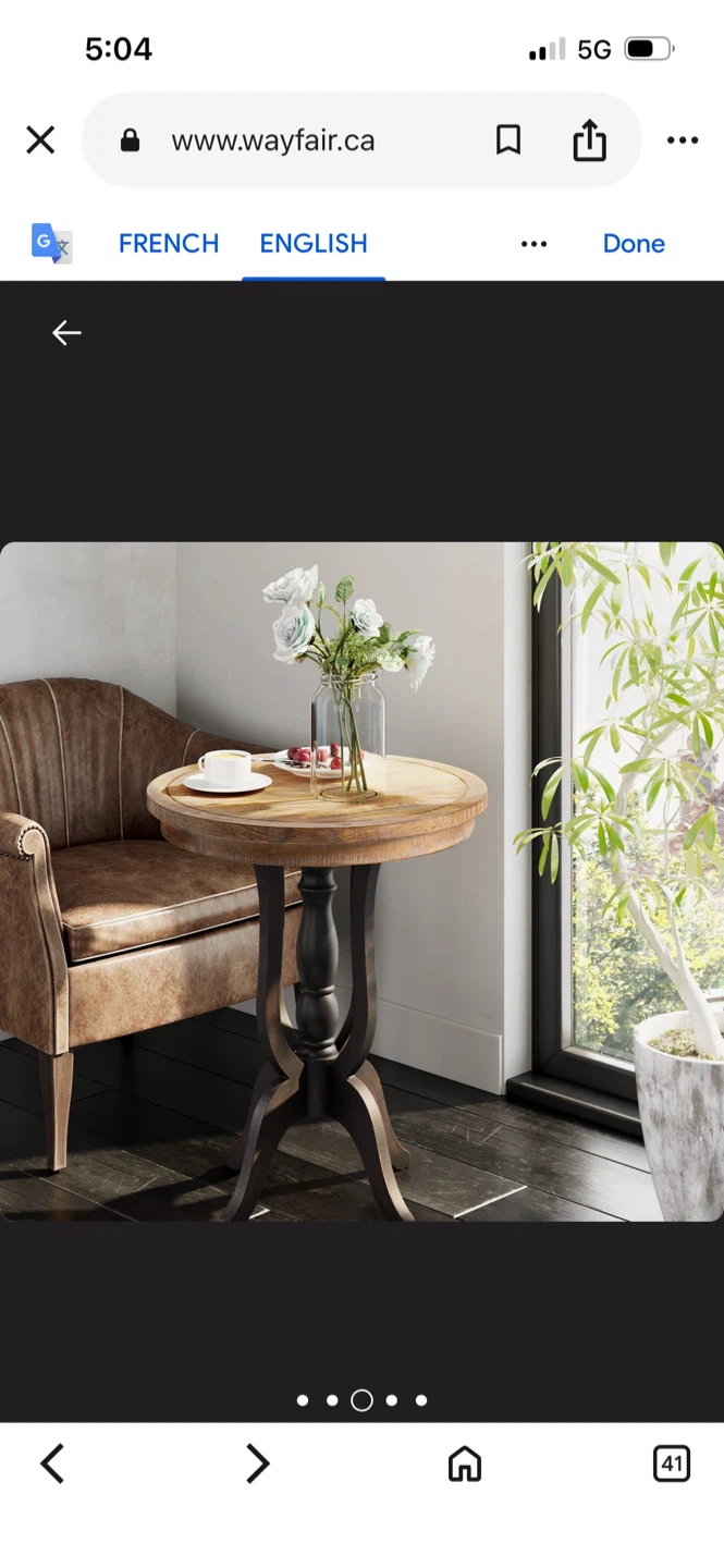 Brand New Martinis End Table - photo 4