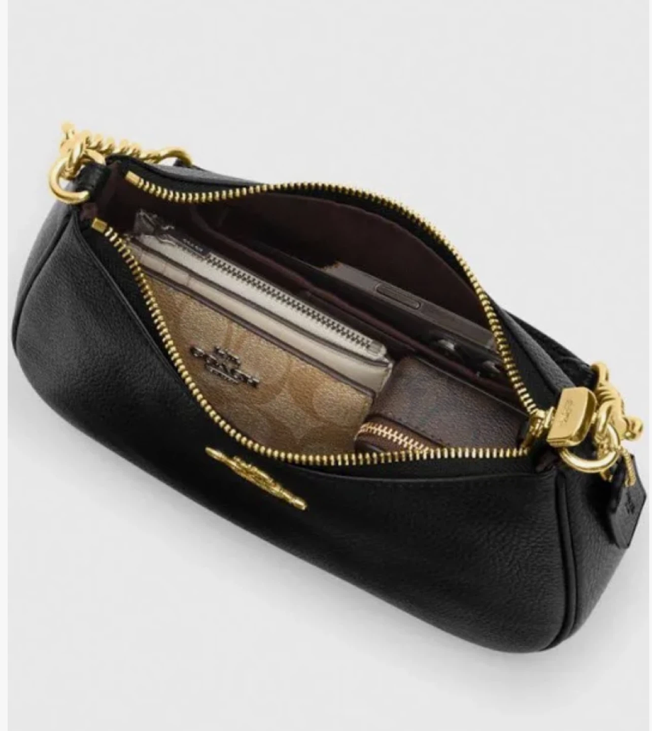 Coach Teri Shoulder Bag - Black with Heart - photo 4
