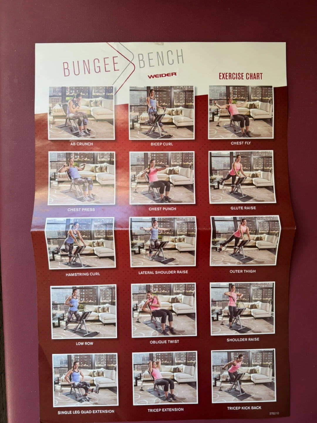 Weider Bungee Exercise Bench - photo 3