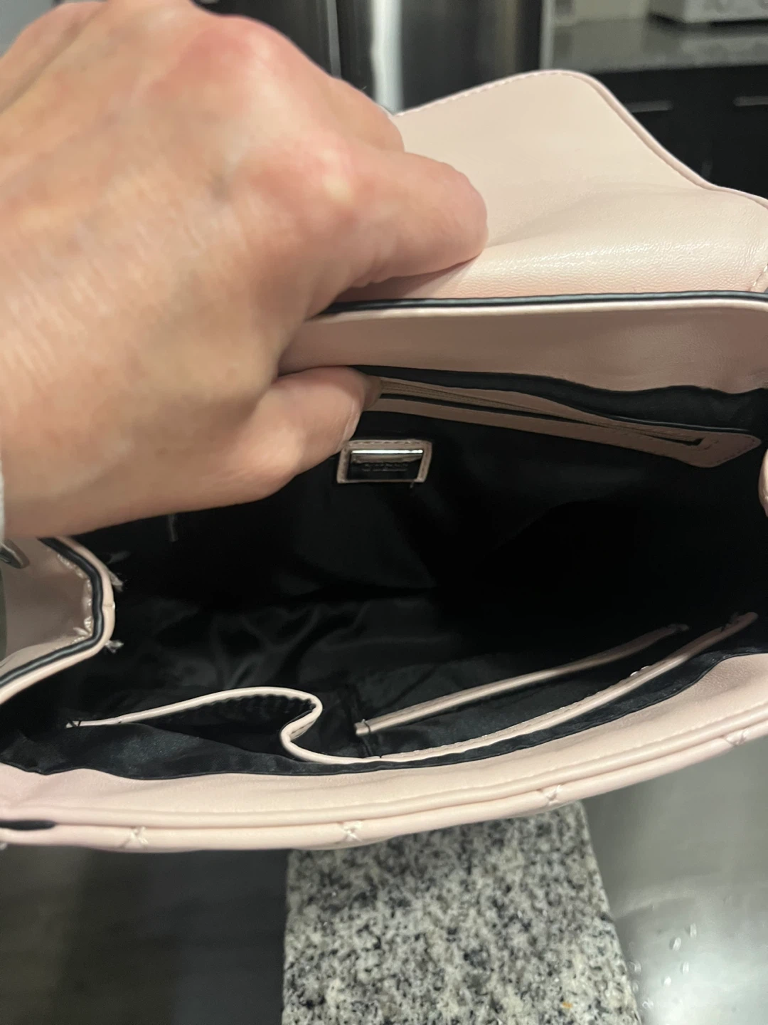 Guess Pink Quilted backpack type bag - photo 2